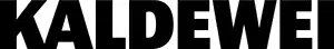 Schwarzes KALDEWEI Logo mit klaren Großbuchstaben auf weißem Hintergrund